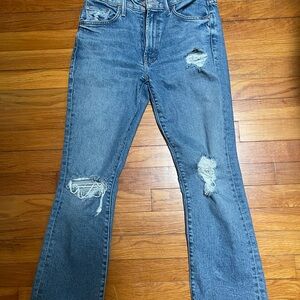 Mother Insider Ankle Bloom and Doom Jeans